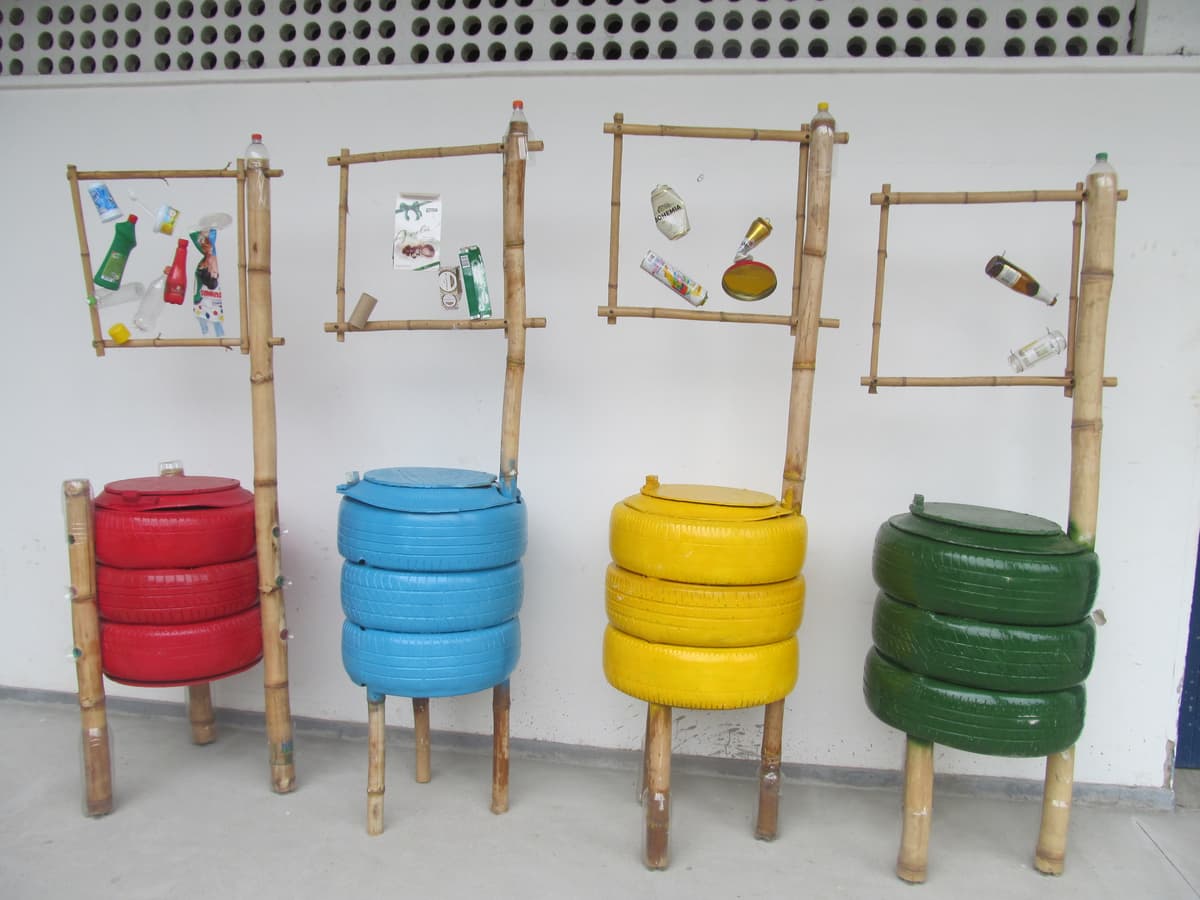 Tambores de Lixo Recicláveis!
